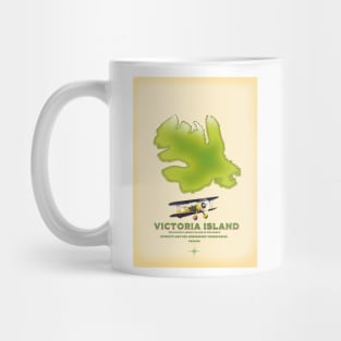 Victoria Island Canada map Mug